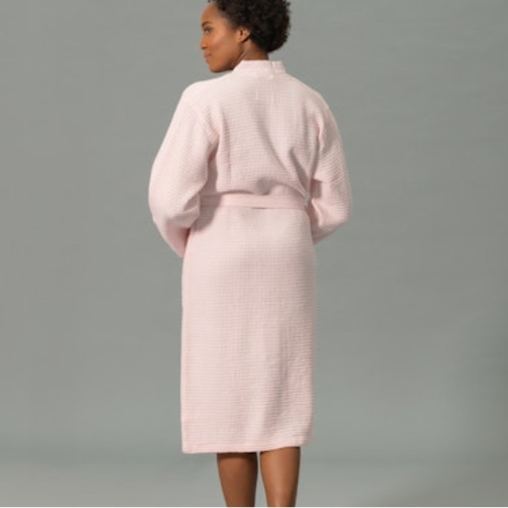 Matouk Kiran Turkish Waffle Robe NWT Sz S/M - Picture 2 of 4